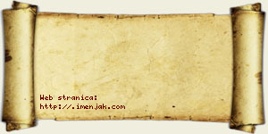 Valentina Nenadović vizit kartica